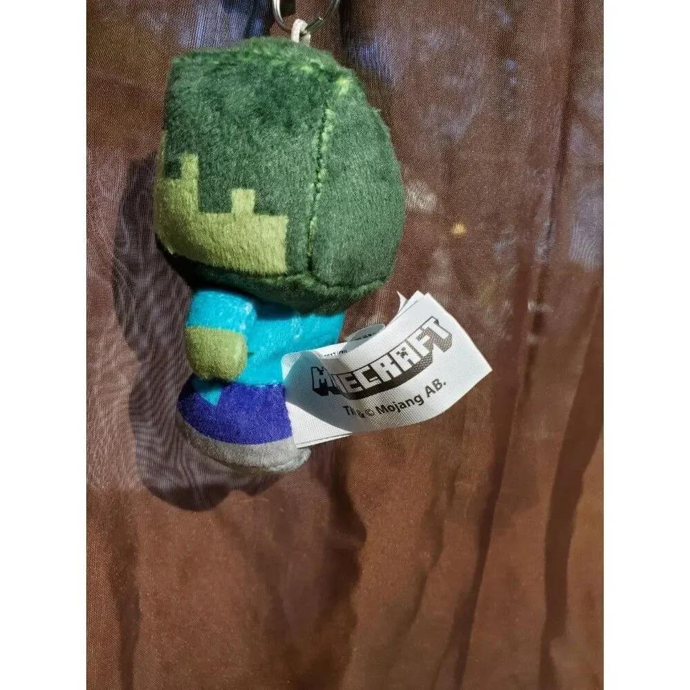 Minecraft Deformed Zombie Mascot Keychain Children's Toy Plastic Carbiener